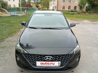 2021 Hyundai Solaris II Рестайлинг, чёрный, 1325000 рублей, вид 1