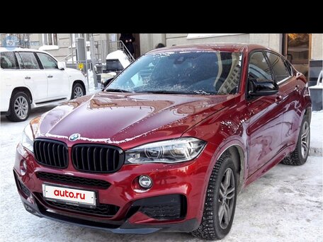 2017 BMW X6 30d II (F16), красный, 4200000 рублей, вид 1
