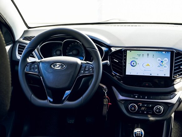 2017 Lada (ВАЗ) Vesta I, серый - вид 18