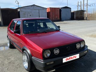 1989 Volkswagen Golf II, красный, 350000 рублей, вид 1