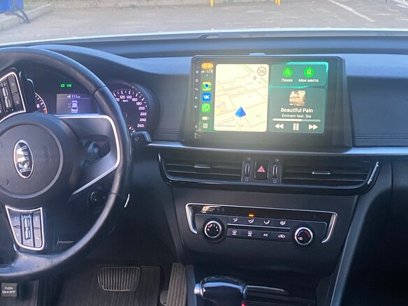 2019 Kia Optima IV Рестайлинг, белый, 1290000 рублей - вид 9