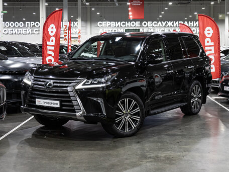2016 Lexus LX 570 III Рестайлинг 2, чёрный, 7099700 рублей, вид 1