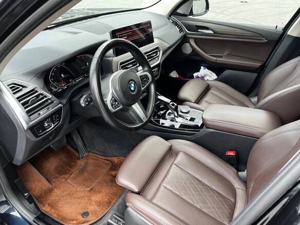2021 BMW X3 30i xDrive III (G01) Рестайлинг, чёрный - вид 8