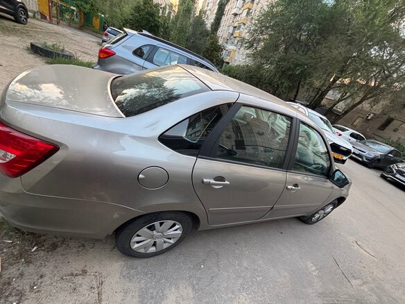 2021 Lada (ВАЗ) Granta I Рестайлинг, серый, 605000 рублей - вид 1