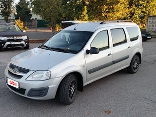 2016 Lada (ВАЗ) Largus I, серебристый, 770000 рублей, вид 1