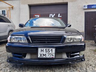 1996 Toyota Chaser VI (X100), чёрный, 900000 рублей, вид 3