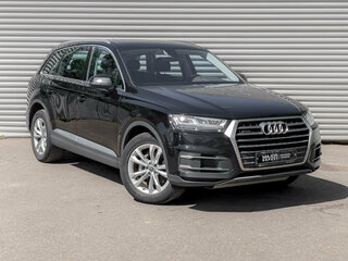 2018 Audi Q7 II (4M), чёрный, 4570000 рублей, вид 3