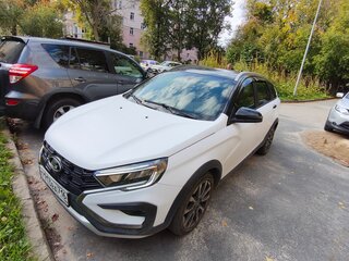 2025 Lada (ВАЗ) Vesta SW Cross I Рестайлинг (NG), белый, 1700000 рублей, вид 1