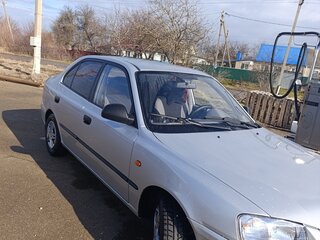 2007 Hyundai Accent ТагАЗ II, серебристый, 360000 рублей, вид 1