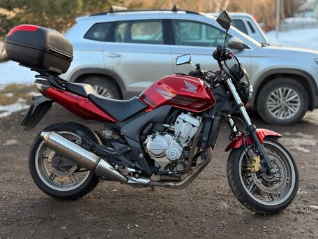 2009 Honda CBF 600, красный, 490000 рублей, вид 4