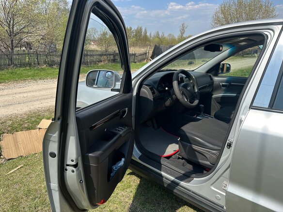 2011 Hyundai Santa Fe II Рестайлинг, серый, 1100000 рублей - вид 8