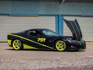 2007 Chevrolet Corvette Z06 C6, чёрный, 6000000 рублей, вид 5