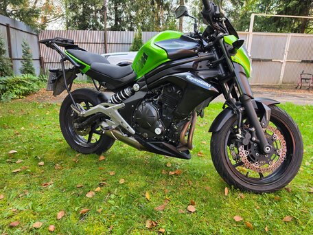 2013 Kawasaki ER-6N, зелёный, 499000 рублей, вид 1