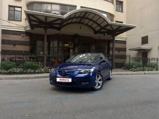 2008 Mazda 3 4-speed I (BK) Рестайлинг, синий, 550000 рублей, вид 1