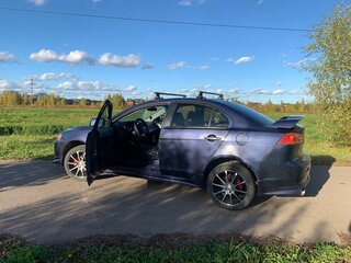 2007 Mitsubishi Lancer X, синий, 1100000 рублей, вид 2