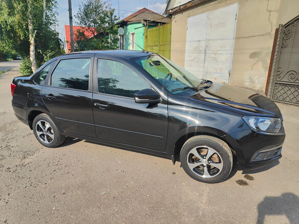 2023 Lada (ВАЗ) Granta I Рестайлинг, чёрный, 770000 рублей - вид 12