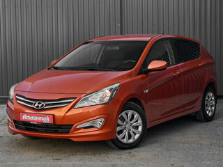 2015 Hyundai Solaris I Рестайлинг, оранжевый, 1140000 рублей, вид 1