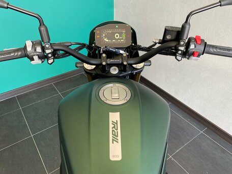 2023 Benelli Leoncino 800 Trail, зелёный, 690000 рублей, вид 4