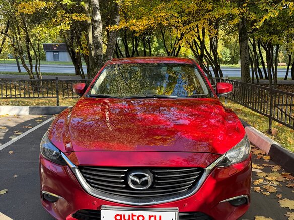 2017 Mazda 6 III (GJ) Рестайлинг, красный, 1850000 рублей - вид 1
