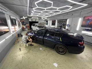 2014 BMW 5 серии 528i xDrive VI (F10/F11/F07) Рестайлинг, синий, 2000000 рублей, вид 5