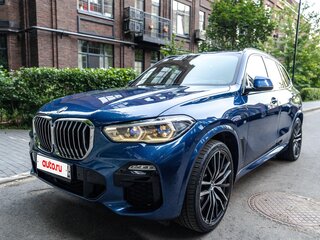 2019 BMW X5 40i IV (G05/G18), синий, 7400000 рублей, вид 1