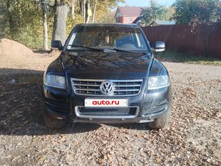 2006 Volkswagen Touareg I Рестайлинг, чёрный, 670000 рублей, вид 1
