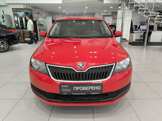2017 Skoda Rapid I Рестайлинг, красный, 830000 рублей, вид 2