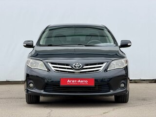 2012 Toyota Corolla X (E140, E150) Рестайлинг, чёрный, 840000 рублей, вид 3