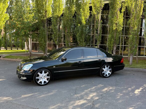 2001 Lexus LS 430 III, зелёный, 1200000 рублей - вид 4
