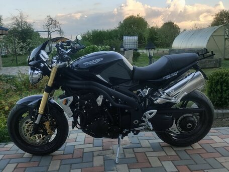 2007 Triumph Speed Triple, чёрный, 507000 рублей, вид 4