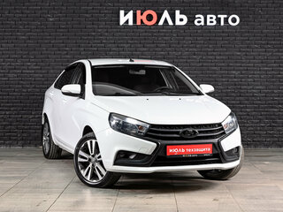 2017 Lada (ВАЗ) Vesta I, белый, 700000 рублей, вид 3