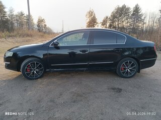 2006 Volkswagen Passat B6, чёрный, 380000 рублей, вид 4