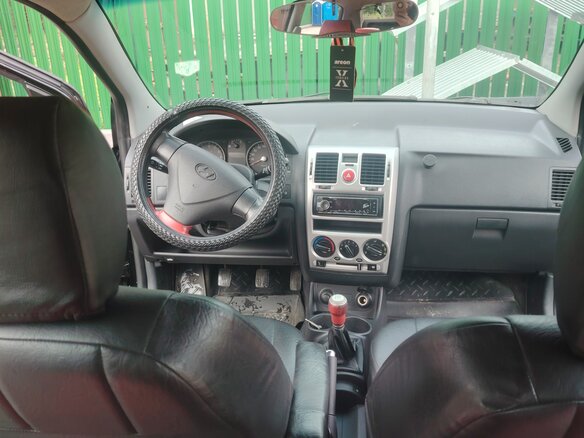 2008 Hyundai Getz I Рестайлинг, чёрный, 450000 рублей - вид 6