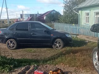 2013 Lada (ВАЗ) Granta I, синий, 250000 рублей, вид 4