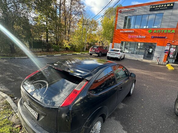 2008 Ford Focus II Рестайлинг, чёрный - вид 3