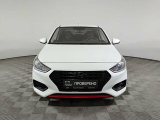 2018 Hyundai Solaris II, белый, 1060000 рублей, вид 2