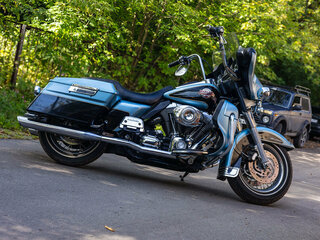 2007 Harley-Davidson Electra Glide, голубой, 750000 рублей, вид 3