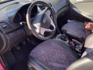 2013 Hyundai Solaris I, красный, 799999 рублей, вид 4
