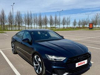 2020 Audi A7 50 TDI II (4K), синий, 5500000 рублей, вид 3
