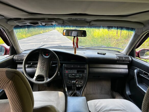 1991 Audi 100 IV (C4), красный - вид 6