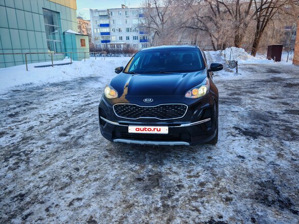 2020 Kia Sportage IV Рестайлинг, чёрный - вид 1