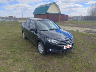 2022 Lada (ВАЗ) Granta Euro-2 I Рестайлинг, чёрный, 680000 рублей, вид 3