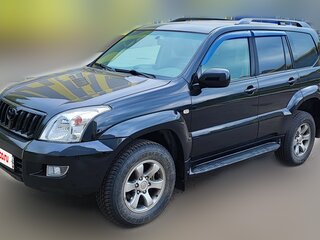 2008 Toyota Land Cruiser Prado 4-speed 120 Series Рестайлинг, чёрный, 2150000 рублей, вид 1