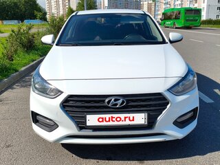 2019 Hyundai Solaris II, белый, 1280000 рублей, вид 1