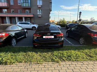 2018 Hyundai Elantra VI (AD), чёрный, 1295000 рублей, вид 4