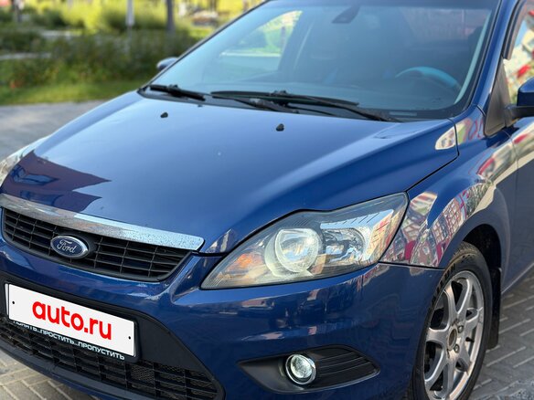 2008 Ford Focus II Рестайлинг, синий - вид 4