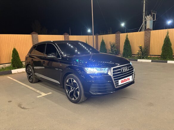 2015 Audi Q7 II (4M), чёрный - вид 4