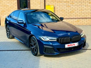 2020 BMW 5 серии 530d xDrive VII (G30/G31/G38) Рестайлинг, синий, 5950000 рублей, вид 3