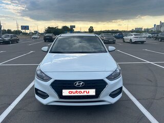 2018 Hyundai Solaris II, белый, 1350000 рублей, вид 1