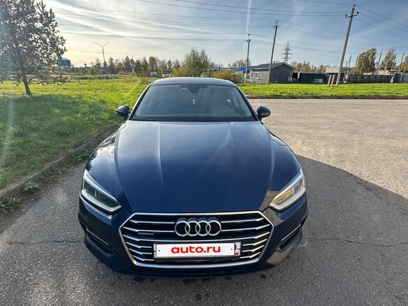 2018 Audi A5 II (F5), синий, 2900000 рублей - вид 1